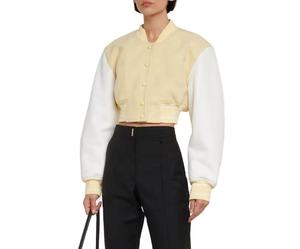 Chaqueta Universitaria XL para Mujer al por Mayor, Chaqueta Corta 100% Lana con Forro de Lino, Tela Estampada de Cuero Genuino 2026 - Product Image 5