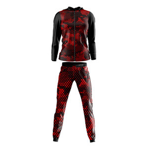 Conjunto Deportivo de Invierno para Hombre, 100% Algodón, Informal, Manga Larga con Capucha y Cintura Elástica, Color Sólido, Tejido Grueso y Suave - Product Image 1