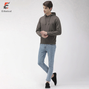 Oversized Winter Men's Hooded Sweater Plain Dyed Personalized Custom Logo <b>Trendy</b> Sports Pullover Top Casual <b>Hoodies</b> - Product Image 4