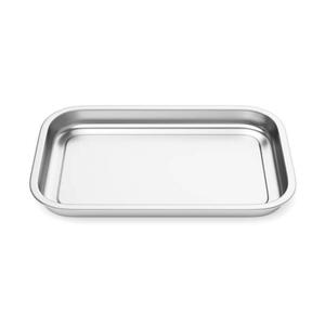 Plateau de service en acier inoxydable résistant à la rouille conçu pour une utilisation polyvalente dans les salles à manger intérieures et extérieures - Product Image 4