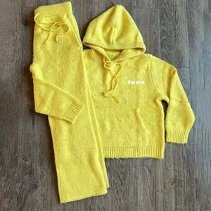 Conjunto Deportivo de Mohair, Tela de Primera Calidad, Diseño de Logotipo Bordado en el Conjunto Deportivo, Último Diseño 2025 - Product Image 2