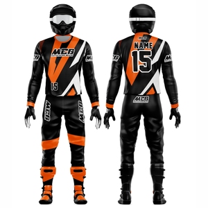 Señoras y hombres 100% tela elástica personalizada impresión por sublimación de Color elegante Motocross Dirt Bike Off Road ATV Racing Gear - Product Image 1