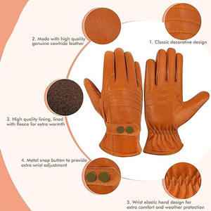 Wholesale Genuine Leather Fashion <b>Gloves</b> Comfortable and Fashionable Winter Essential for Men Women <b>Drivers</b> <b>Gloves</b> - Product Image 4