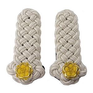 Teniente adjunto Cordón trenzado Tablero de hombro Bordado a mano Signo Hombro Epaulettes Servicio OEM - Product Image 1