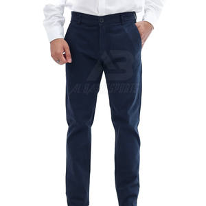 Men Cotton Casual Pants Straight Fit <b>Trousers</b> For Daily Use In Casual Wear <b>Summer</b> Season - Product Image 1