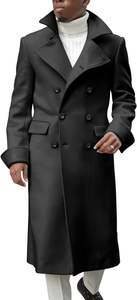 Manteau long en tissu de laine pour hommes de haute qualité Trench-coat d'hiver chaud pour les affaires et les vêtements quotidiens Prix de gros pour hommes - Product Image 6