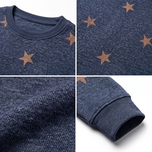 เสื้อสเวตเชิ้ตผู้ชายขายส่ง สีพื้น ทรงปกติ พิมพ์ลายลำลอง ใส่ได้ในฤดูใบไม้ร่วง พิมพ์ลายด้วยความร้อน ผ้าฝ้าย 100% - Product Image 6