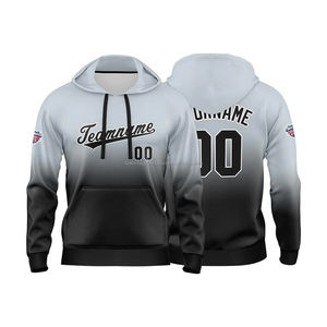 Sudadera con Capucha Negra Personalizada para Hombre, 60/40 Algodón y Poliéster, Felpa, Fabricación OEM, Sudadera con Capucha de Alta Calidad con Logotipo Personalizado - Product Image 1