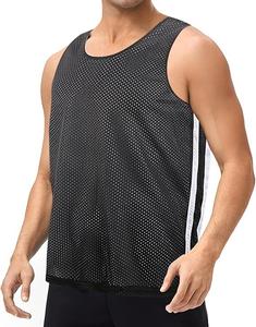 Camiseta de baloncesto reversible para hombre, ropa deportiva personalizada de verano con Bsci sin mangas y talla grande, incluidos pantalones cortos de baloncesto - Product Image 3