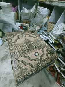 วารสารหนังลายนูนรูปปลาสีน้ำตาลแดงทำจากหินอาเกตทำจากผ้าฝ้ายทำด้วยมือสำหรับจำหน่ายต่อ - Product Image 3