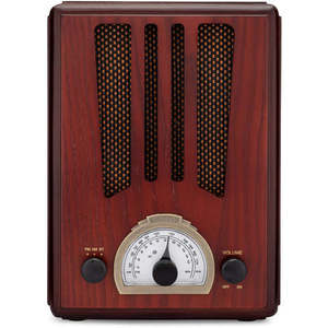 Radio AM/FM classique de style rétro vintage avec Bluetooth (Modèle VR46) - Product Image 2