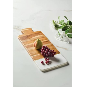 Planche à découper en bois et marbre, écologique, de qualité supérieure, pour un usage quotidien - Product Image 2