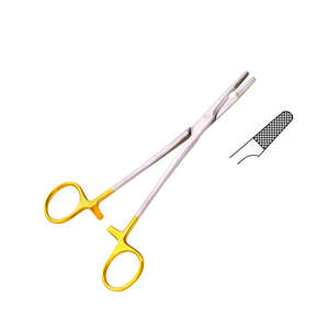 Soporte de abrazadera de aguja de acero inoxidable hecho a mano Soporte de aguja de fórceps de cirugía médica hecho en Pakistán - Product Image 1