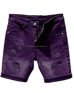 OEM Service 100% Cotton Oversized Breathable <b>Men's</b> Fitness <b>Shorts</b> Streetwear with Vintage Plaid Decoration Customizable Logo - Product Image 1