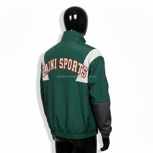 Veste coupe-vent en nylon premium pour femmes, 220 GSM, avec panneaux bicolores, doublure douce et logo brodé personnalisé, veste pour femmes - Product Image 5