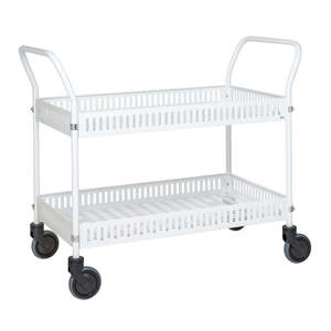 "Metallic White KM4200 <b>Table</b> Trolley" - Product Image 1