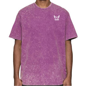 Pakistán hizo camisetas de lavado ácido de alta calidad para hombres al por mayor precio barato camisetas de lavado ácido para hombres - Product Image 1