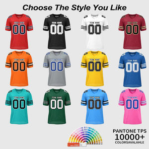 Camiseta de Fútbol Personalizada con Opciones Multicolores, Nombre y Número Personalizados, Malla Transpirable, Manga Corta, Uniforme de Equipo, Talla Grande - Product Image 2