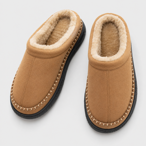 Pantofole da <span class=keywords><strong>uomo</strong></span> slip-on <span class=keywords><strong>con</strong></span> <span class=keywords><strong>memory</strong></span> <span class=keywords><strong>foam</strong></span> spesso, comode per interni ed esterni, ciabatte morbide e larghe tipo mocassino - Product Image 5