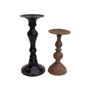 Metal Handmade Candle Stand With Aluminium Metal and Handmade Painted Finishing Candle <b>Holder</b> Design - Product Image 2