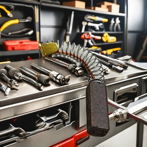 Brosse à charbon moteur KB7472 0.6X0.7X2.3CM 6X7X23mm KARMA KS-747.2 KS747.2 pour scooter électrique Taiwan 6X7mm perceuses scies meuleuses - Product Image 6