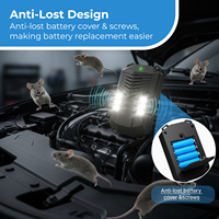 Répulsif Souris Autoportatif Intelligent avec Capteur de Démarrage/Arrêt et Technologie à Ondes Ultrasoniques, Plusieurs Options de Puissance