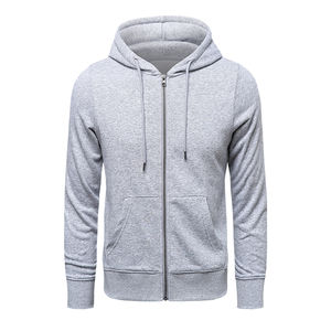Sweat à capuche zippé pour homme, poids lourd, délavé à l'acide, personnalisé, essentiel, de haute qualité, décontracté, sweat à capuche zippé unisexe - Product Image 1