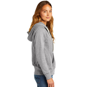 Sudadera con Capucha Gris para Mujer, con Cierre Completo, Cómoda, Suave, con Bolsillos - Product Image 3