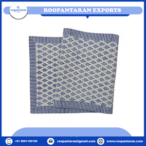 Printed Table Runner Traditional Hand Block Printed Embroidered 100%Pure Cotton Canvas Table Runner 33X120Cms at Wholesale Price - Product Image 5