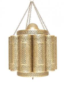 Diseño de troquelado, linterna colgante con acabado dorado, superventas, diseño árabe, linterna colgante - Product Image 4