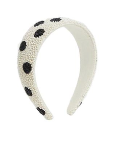 Bandeau brodé à la main pour filles, pour les fêtes, bandeau à cheveux perlé, magnifiques motifs - Product Image 2