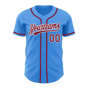 Uniforme de baseball de vêtements de sport de la meilleure qualité pour l'uniforme de baseball des jeunes de couleur bleue pour hommes avec nom et numéro d'équipe personnalisés - Product Image 2