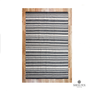 Tapis moderne Rectangle 100% coton tissé à la main pour un usage domestique-Tapis à bon prix pour ensembles de tapis d'extérieur de chambre à coucher de porte - Product Image 6