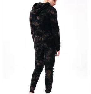 ชุดวอร์มผ้าฝ้าย100% สำหรับผู้ชายเสื้อซักกรดทำจากวัสดุเนื้อแข็งเสื้อวอร์มสีสั่งทำได้ - Product Image 2