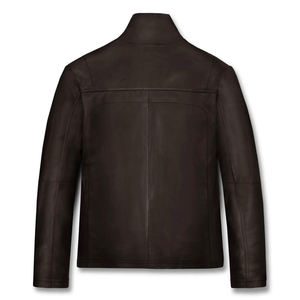 Veste en cuir tendance à prix avantageux pour hommes, veste en cuir d'agneau véritable, vestes en cuir classiques élégantes pour hommes de haute qualité - Product Image 6