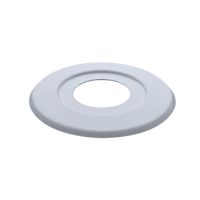 QF DEVELOPMENT Anneau de finition blanc en acier de 5 pouces pour extension de pulvérisateur, accessoire de couvercle d'incendie, modèle 08133-517 TW, équipement de lutte contre l'incendie