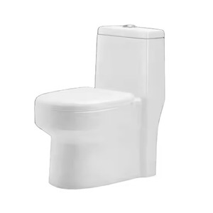 CUPC WC EE. UU. Inodoro estándar de una pieza, artículos sanitarios de porcelana modernos, fácil de limpiar, armario de agua montado en el suelo de cerámica, Baño - Product Image 1