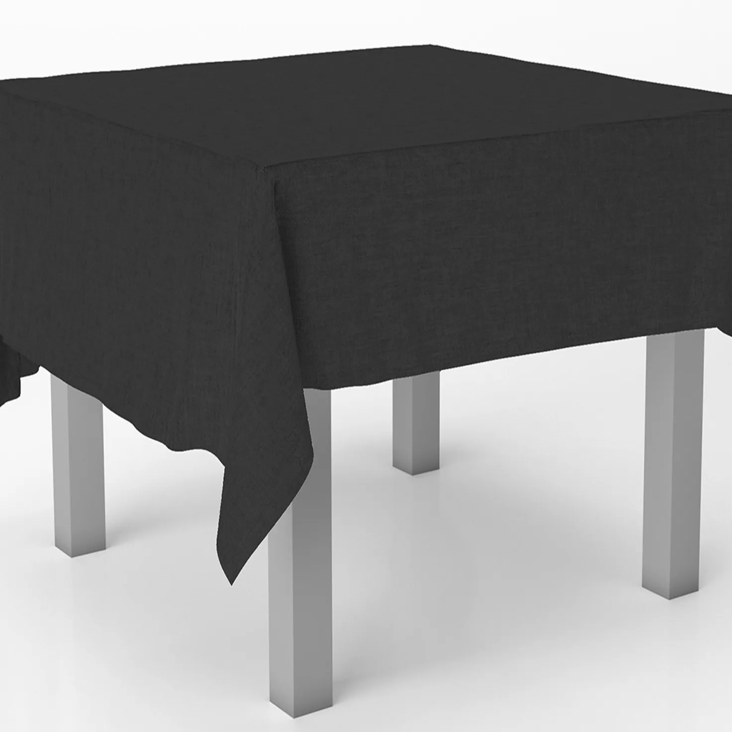 काले मेज़पोश पानी प्रतिरोधी डाइनिंग टेबल कपड़ा धो सकते हैं टेबल कवर के लिए घर रेस्तरां शादी के रिसेप्शन भोज पार्टी