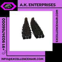 Cheveux Indiens Vierges Raw Genius, Cuticules Alignées, Double Trame Faite à la Machine, Style Ondulation Naturelle, Toutes Couleurs, Prix de Gros