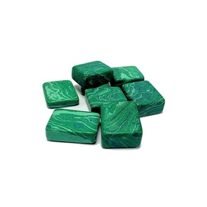 Cubo de cristal de malaquita piedra caída para curación y Reiki Chakra ágata piedra preciosa guijarro al por mayor cristal grabado a granel - Product Image 3