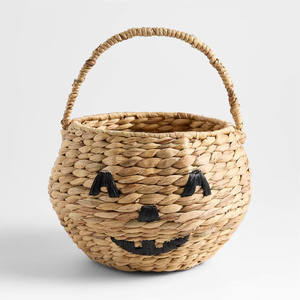 Panier en jacinthe d'eau pour Halloween fabriqué au Vietnam avec un prix de gros d'article le plus vendu OEM ODM couleur - Product Image 1