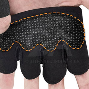 Guantes Profesionales de Halterofilia sin Dedos con Palma de Neopreno, Guantes de Gimnasio Antideslizantes y Absorbentes de Impactos para Entrenamiento - Product Image 4
