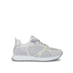 รองเท้าผ้าใบ Mars Lace-Up สีขาว/หลากสี แบบสวมใส่เดินสบาย ด้านบนเป็นผ้าตาข่าย - Product Image 1