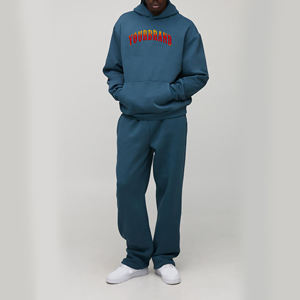 Sudadera con Estampado 3D Personalizado, Tejido Grueso de 500 g/m², Algodón, Estilo Holgado con Hombros Caídos, Conjunto Ecológico, Precio al por Mayor, Chándales - Product Image 1