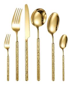 Ensemble de couverts en laiton unique Nouveau design Ensemble de couverts finis personnalisés pour hôtel et restaurant Ensemble de couverts d'occasion - Product Image 4
