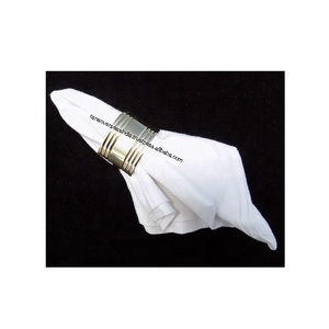 Rond de serviette en métal fait à la main créatif prix d'usine en gros pour mariage et dîner porte-serviettes de table - Product Image 2