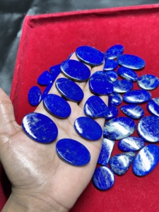 Alto grado AAA azul lapislázuli cabujón suave verde Natural semiprecioso curación hecho a mano suelto todos los tamaños precio al por mayor - Product Image 5