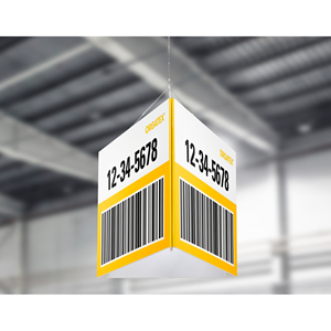 Cubo da soffitto, tre lati, 400mm(H) x 400mm(L) - WÜ3-400-IND - Product Image 2