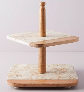 Contemporary Cake Stand with Metallic Finish for Dessert Serving and Luxury Table Styling - Product Image 3