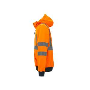 Sudadera con cremallera completa Melody Orange Fluo, ropa de seguridad reflectante, para mujer, 2017 - Product Image 4